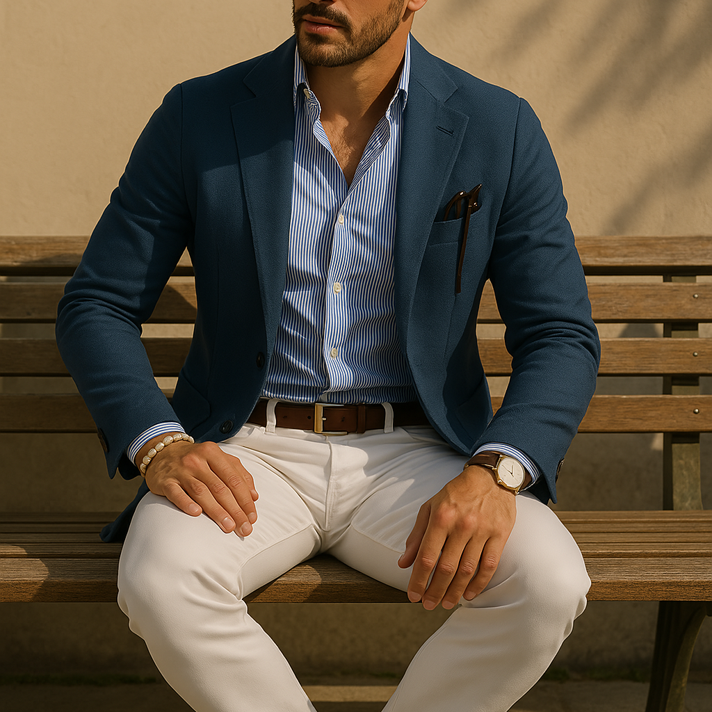 Hugo – Classic Men's Blazer in Old Money Style