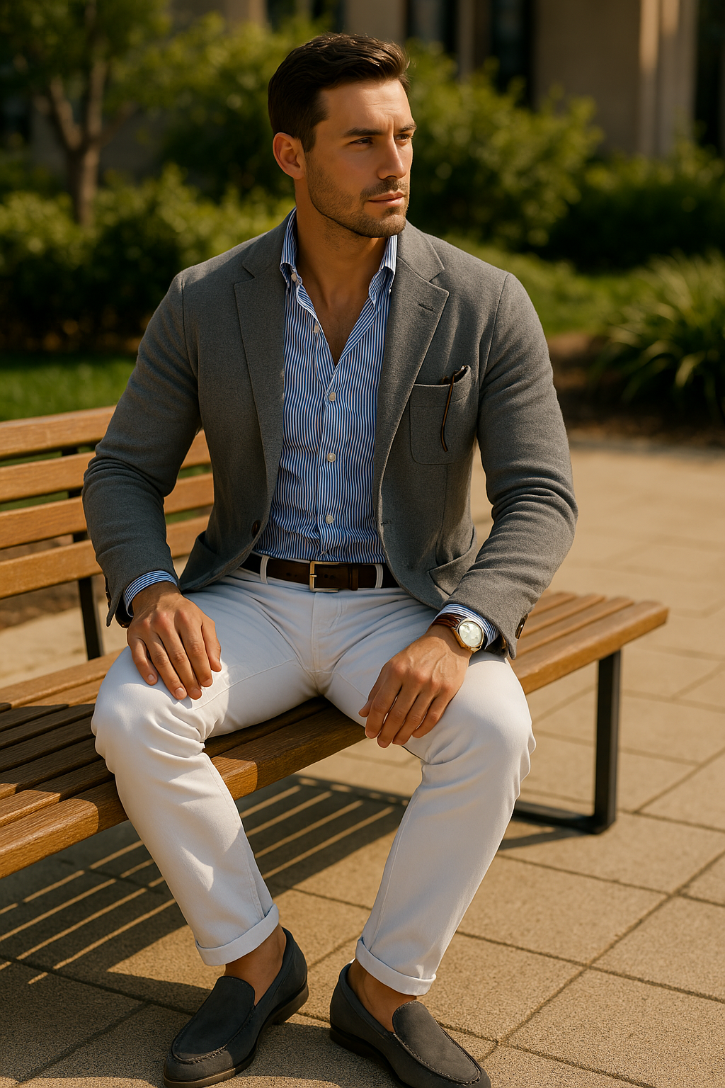 Hugo – Classic Men's Blazer in Old Money Style
