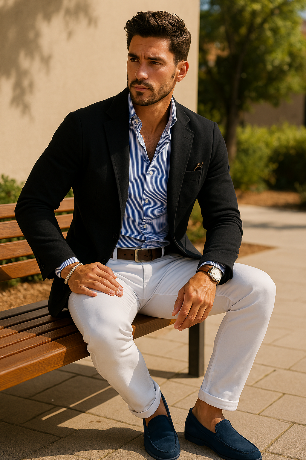 Hugo – Classic Men's Blazer in Old Money Style